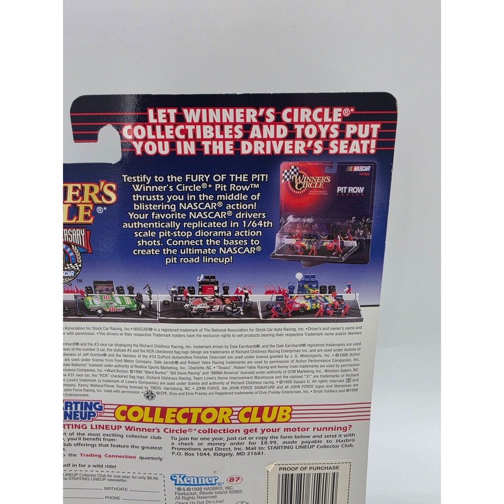 1998 Starting Lineup Winners Circle Rusty Wallace Series II Action Figure NASCAR - Picture 8 of 12